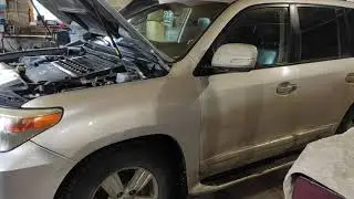 Toyota Land Cruiser 200 замена масла и фильтров.