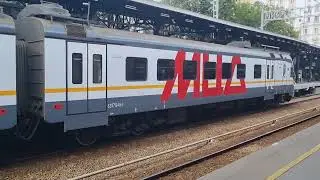 Поезда D1 и D4 на станции Москва (Белорусский вокзал). Часть 2. 1 июля 2024г.