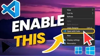 How to Enable 'Open With' in Visual Studio Code | Easy Fix (2024 Guide)