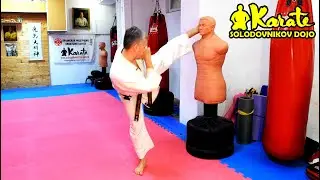 Маваши в режиме НОН-СТОП Киокусинкай каратэ | Mawashi in NON-STOP Kyokushinkai karate