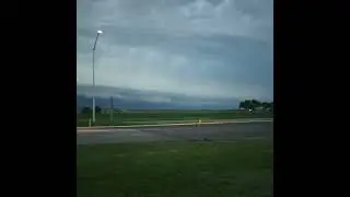 Ominous Shelf Cloud Approaching... 