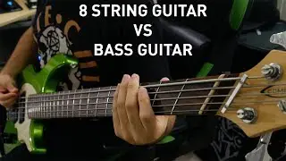 8 String Guitar Vs Bass Guitar - Same Octave, or Tuned Lower, Which Is Better?