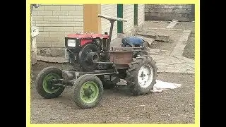 Минитрактор с  дизельного мотоблока