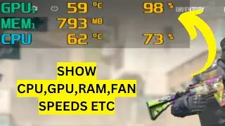 How to Display FPS, GPU, CPU Usage in Games