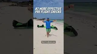 How to set your kite surfing lines.
