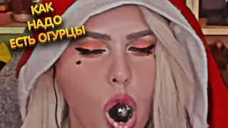 Как надо есть огурцы ► Новогодний стримчик ► AlinaRin Rofls