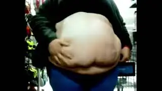 She ate too much after buffet (Stuffed Belly Edits)