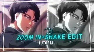 Amv edit tutorial alight motion | shake + zoom in tutorial | preset