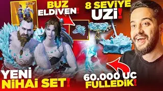 YENİ NİHAİ SET ve 8 SEVİYE UZİ GELDİ! 60.000 UC FULLEYİP BUZ ELDİVENİ ALDIK! OYUNUN EN İYİSİ! PUBG M