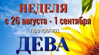 ДЕВА 🌷🌷🌷 НЕДЕЛЯ с 26 АВГУСТА  - 1 СЕНТЯБРЯ 2024 года Таро Прогноз ГОРОСКОП Angel Tarot