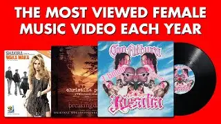 The Most Viewed Female Music Video On YouTube Each Year (1983-2023) 🎬