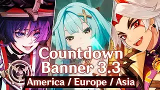 Countdown Banner 3.3 ● Wanderer ● Arataki Itto ● Faruzan ● Genshin Impact 3.3 Patch