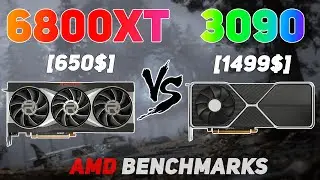 RX 6800XT vs RTX 3090 [BY AMD] | RTX 3090 vs RX 6800XT | 1440P & 4K