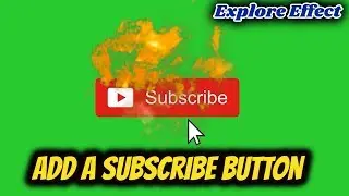How To Add A Subscribe Button To Your Videos Using Filmora 9 | [Easy Way] Explore Effect
