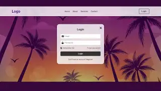 How To Make A Website With Login And Register Form | HTML CSS & JavaScript