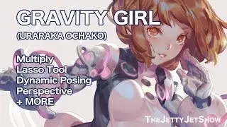 CLIPSTUDIO Painting Gravity Girl / MY HERO ACADEMIA Dynamic Posing/Colors and More!