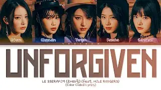 LE SSERAFIM (르세라핌) – 'Unforgiven' | Tradução/Legendado PT-BR (Color Coded Lyrics)