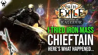 WHY DID I TRY THIS BUILD? | Iron Mass Skeleton Warrior Chieftain - Is it Viable? | PoE 3.25 Settlers