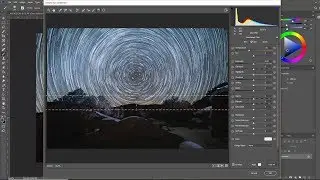 How I Edited The Image: Star Trail Speed Edit