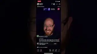 Screen recording of a live from TikTok talking about mentality of a tech