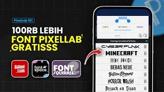 3 Website Download Font PixelLab GRATIS + Cara Instalnya 😎✨
