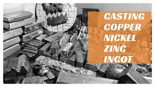 Casting Nickel Copper Zinc Ingot Melting Metal