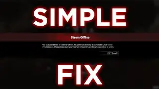How to fix YOUR STATUS IN STEAM IS CURRENTLY OFFLINE Dead By Daylight