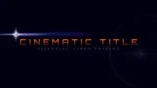 A Cinematic Text Title using Fusion in DaVinci Resolve 17 - Free Template Available