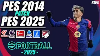 ⚽ PES 2014 Patch 2025 | PARCHE 24/25 (HD)
