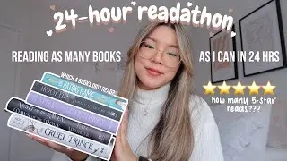 reading vlog ⏱️📚 24-hour readathon