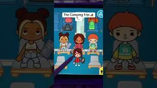 THE CAMPING TRIP 🏕🔪 || *WITH VOICE* || Toca Boca TikTok Roleplay
