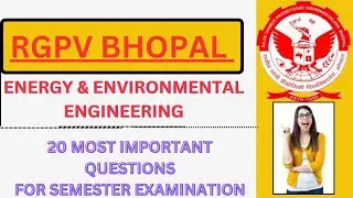Energy & environmental engg. Important Question||#rgpvexam||#computerscience 3rd sem||#eeergpv#rgpv