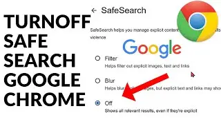 How to Turn Off Safe Search in Google Chrome on Laptop (2024)