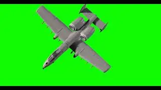 Flying jet from top free green screen VFX Video download