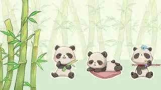 Panda Bamboo | Animated Stream Overlays | Twitch Package | Twitch Overlays