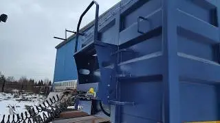 Полуприцеп 3х осный ломовоз БЗАП 94553N для перевозки колесных пар