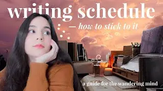 5 ways to stick to your writing schedule in 2024 🪶🕰 COLLAB with @ananeu ⁑