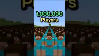 Minecraft, But I Control 1,000,000 Players...