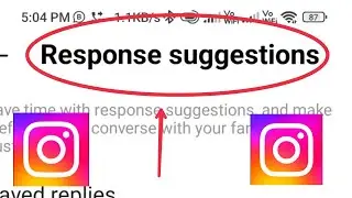 Instagram Response suggestions settings