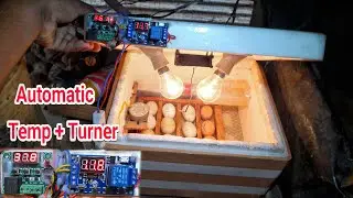 home made automatic incubator with Automatic eggs turner Small