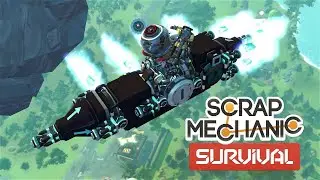 How-to-build a stable multi directional Survival Flyer | Scrap Mechanic Survival | Fantmod
