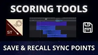 Studio One Scoring Tools - New: Save & Recall Sync Points