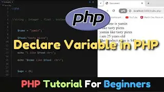 How to Declare Variable in PHP | PHP Tutorial For Beginners