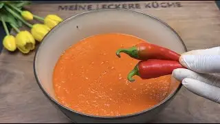 Adjika with smoked pepper! Eat one can at a time! All the neighbors ask for the recipe