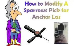 How to Modify a Sparrows Disc Detainer Pick for Picking Anchor Las Padlocks