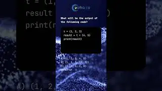 Python MCQ: Understanding + Operator with Tuples 
