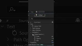 after effects Cinematic text tutorial
