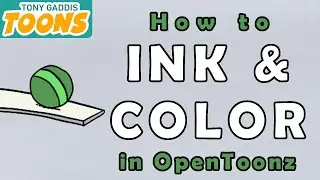 Animating in OpenToonz 12: Ink & Color