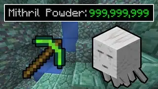 Hypixel Skyblock - The FASTEST way to get MITHRIL POWDER!