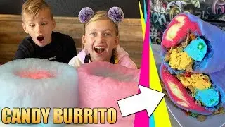 Behind the Scenes: How to Make Cotton Candy Burrito - Creamberry Las Vegas